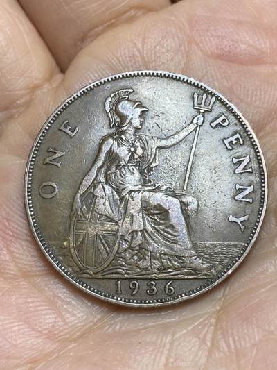 2025年第一百四十三场(总第一百六十九场）外国好品散币场(免佣金) - 英国🇬🇧1936年1便士(乔治五世逝世年，第三版关门年)