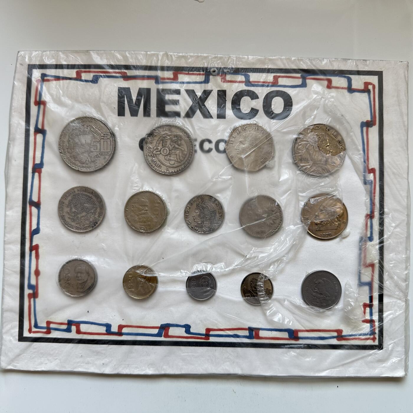 🌹外币初藏🌹🐯2025年第146场  每周二四六晚8️⃣点 接代拍 墨西哥钱币一组14枚