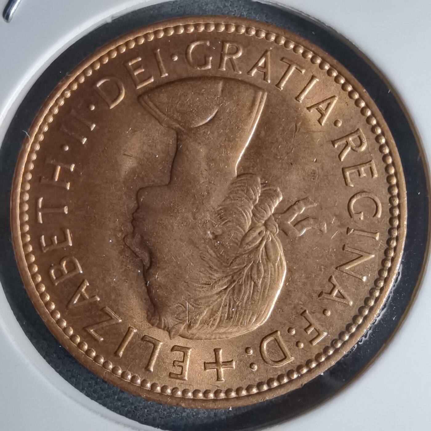 沼泽如烟--第947场 英国1967年半便士