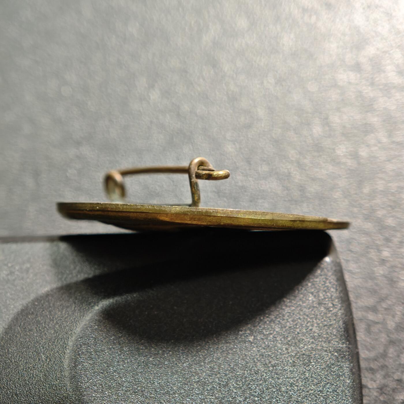 【德藏】世界币章拍卖第159期(元旦专场拍卖) 1934年 德国民族社会主义工人党工作日铜胸章 直径约：36.1mm；重约：9.4g (原图请联系客服)