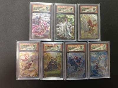 天玑星卡拍第155期《12.29年终场周一截拍》持续收拍收评中 满赠卡需备注 - 卡德曼 武韵红颜（西游礼盒）折光粗闪 师徒五人 白骨夫人 铁扇公主七张 保粹10 