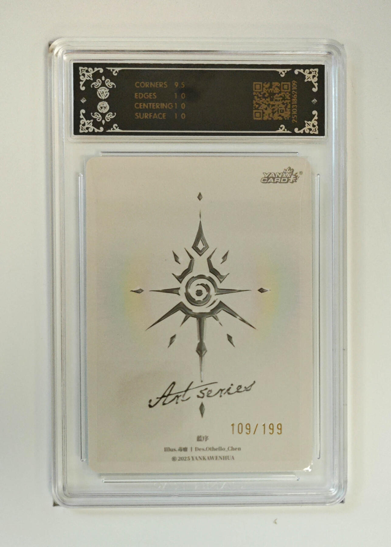 阳大大卡牌拍卖第90期（持续收拍品，周五晚上九点截拍，进群福利早知道） 【限编】焱卡文化 Art系列 毒瘤 蓝序 109/199