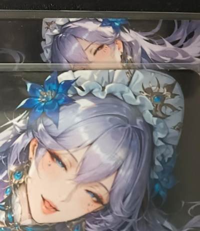 花开卡拍第53期（12月28号周日截拍，品控勿拍!!!拍品不寄存，运费5元，自制卡难免瑕疵，可能存在轻微撞角爆边等出厂瑕疵，品控介意勿拍！） - 艺术甄选对卡鸣潮坎德雷拉 2张