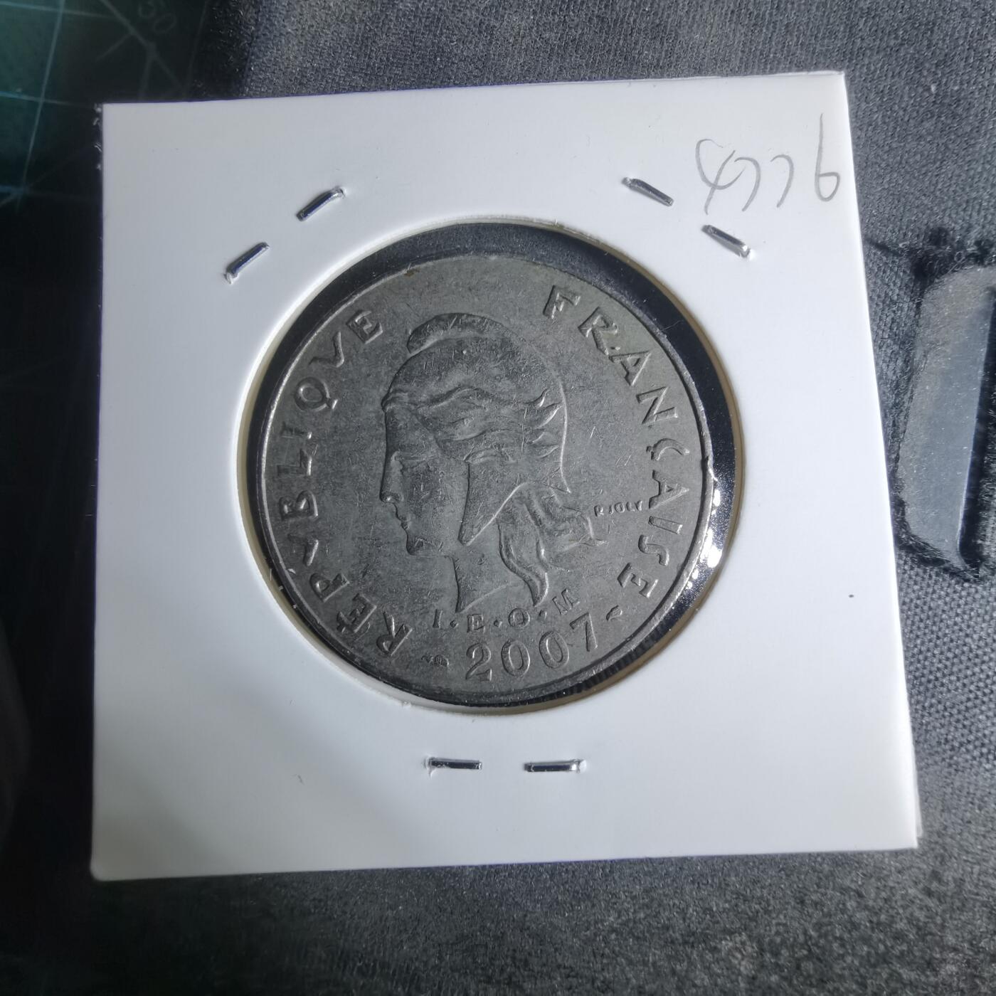 沼泽如烟--第947场 法属波利尼西亚2007年20法郎