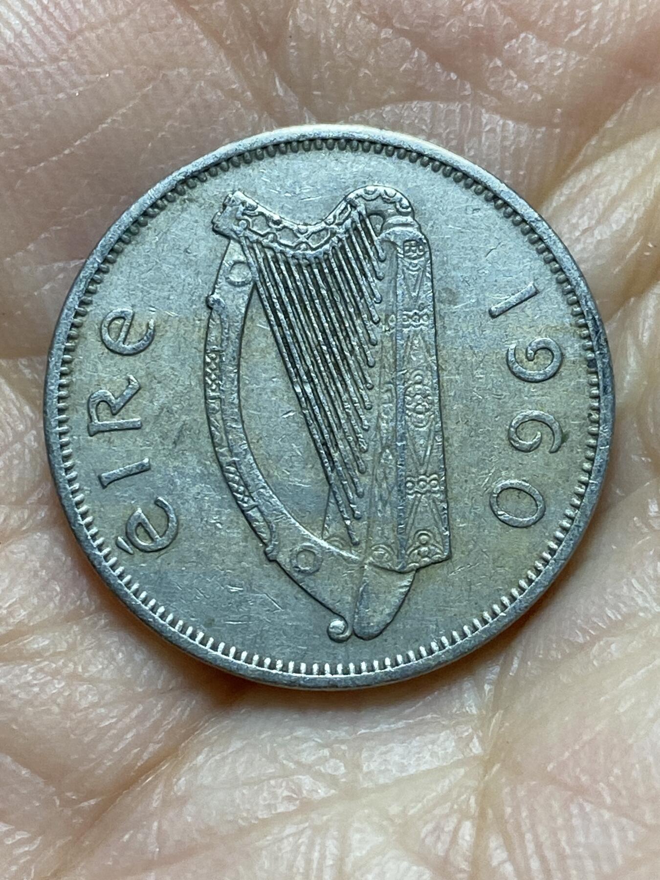 2025年第一百四十三场(总第一百六十九场）外国好品散币场(免佣金) 爱尔兰🇮🇪1960年6便士(共和国时期第一套第二版)