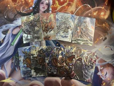 欢迎送拍、零成本上架，释放现金流，合理分配上拍卡品 - 【裸卡折光】大西几 三国9张 卡德曼&三国