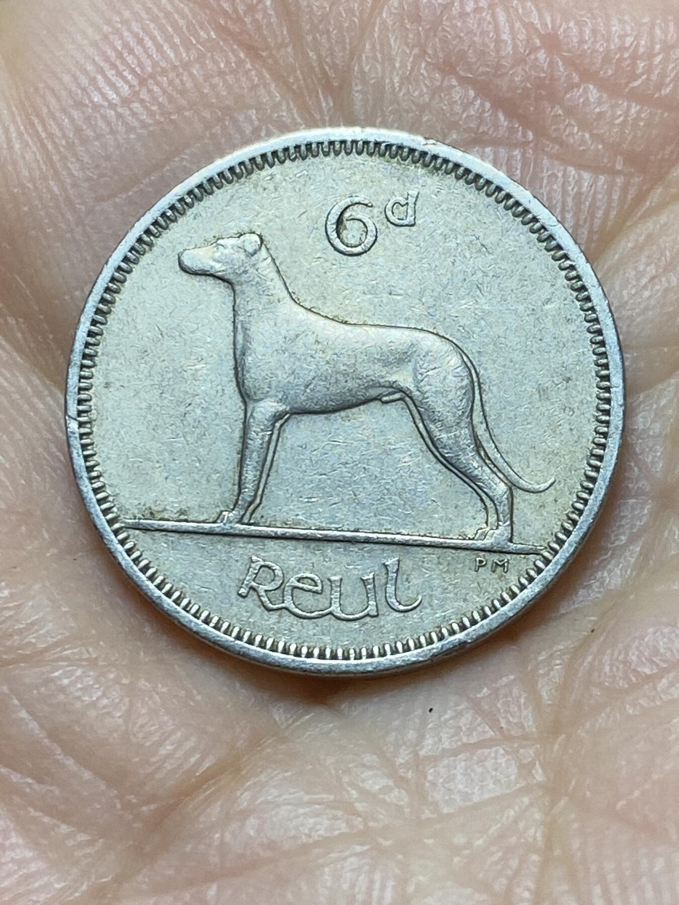 2025年第一百四十三场(总第一百六十九场）外国好品散币场(免佣金) 爱尔兰🇮🇪1964年6便士(共和国时期第一套第二版)