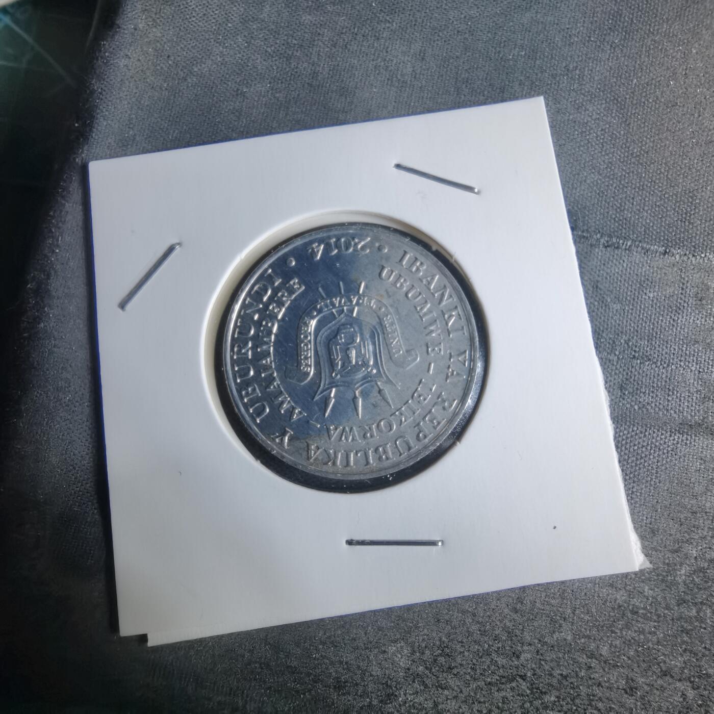 沼泽如烟--第947场 布隆迪2014年5法郎