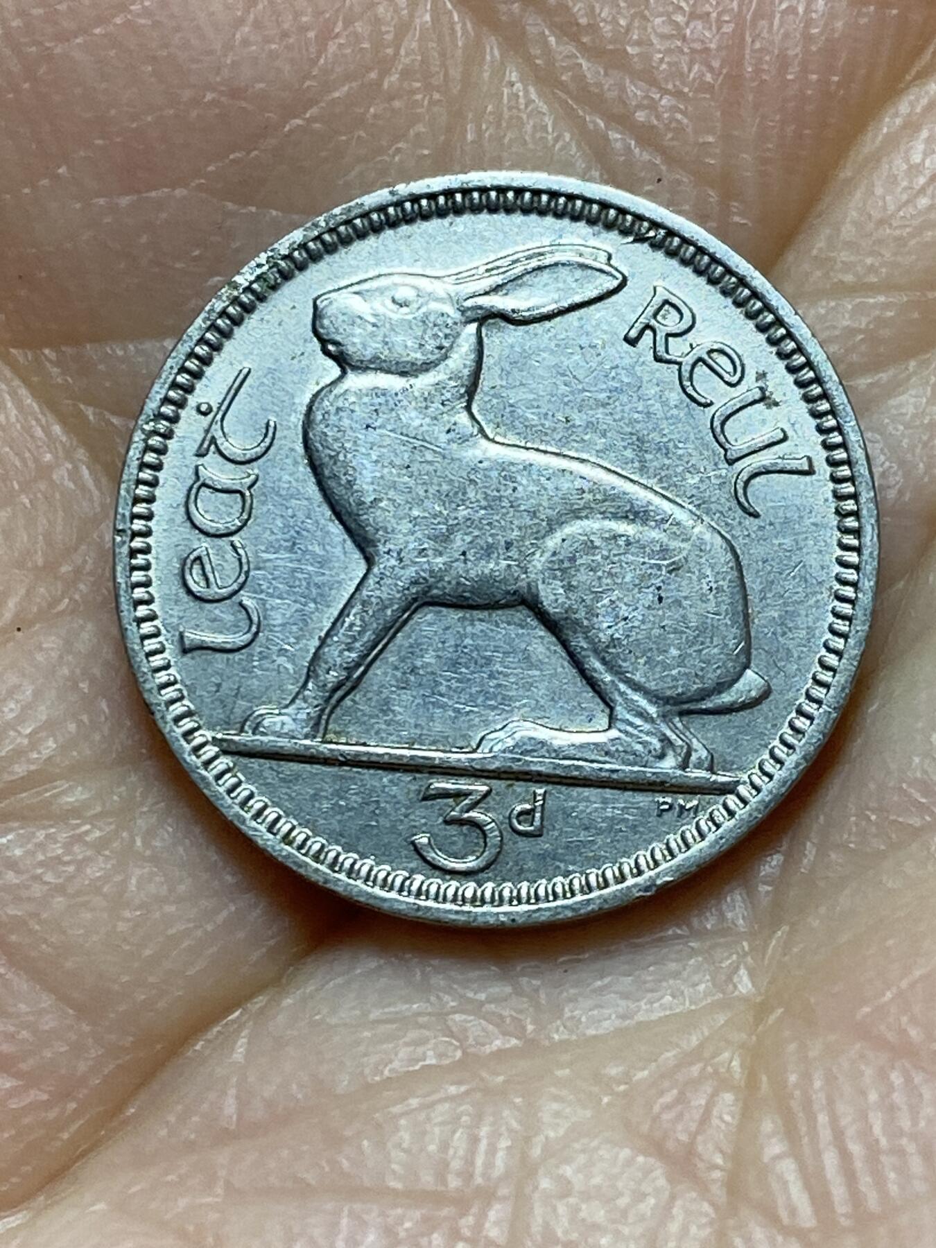 2025年第一百四十三场(总第一百六十九场）外国好品散币场(免佣金) 爱尔兰1928年3便士(英辖自由邦时期，首发年)