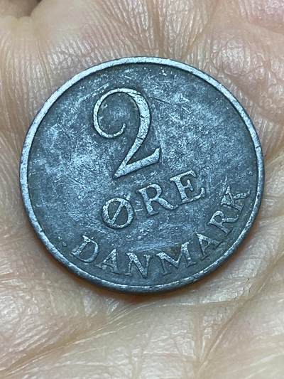 2025年第一百四十三场(总第一百六十九场）外国好品散币场(免佣金) - 丹麦🇩🇰1953年2欧尔(弗雷德里克九世时期第一版，N; S版)