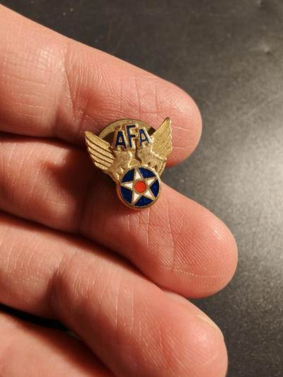 老王徽章第172期 - 美国空军协会证章    铜质珐琅