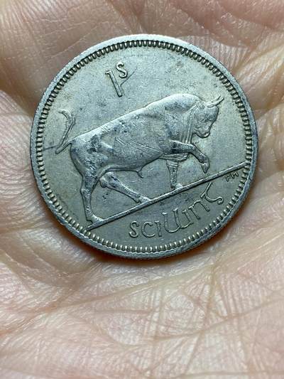 2025年第一百四十三场(总第一百六十九场）外国好品散币场(免佣金) - 爱尔兰🇮🇪1963年1先令(共和国时期第一套第二版)