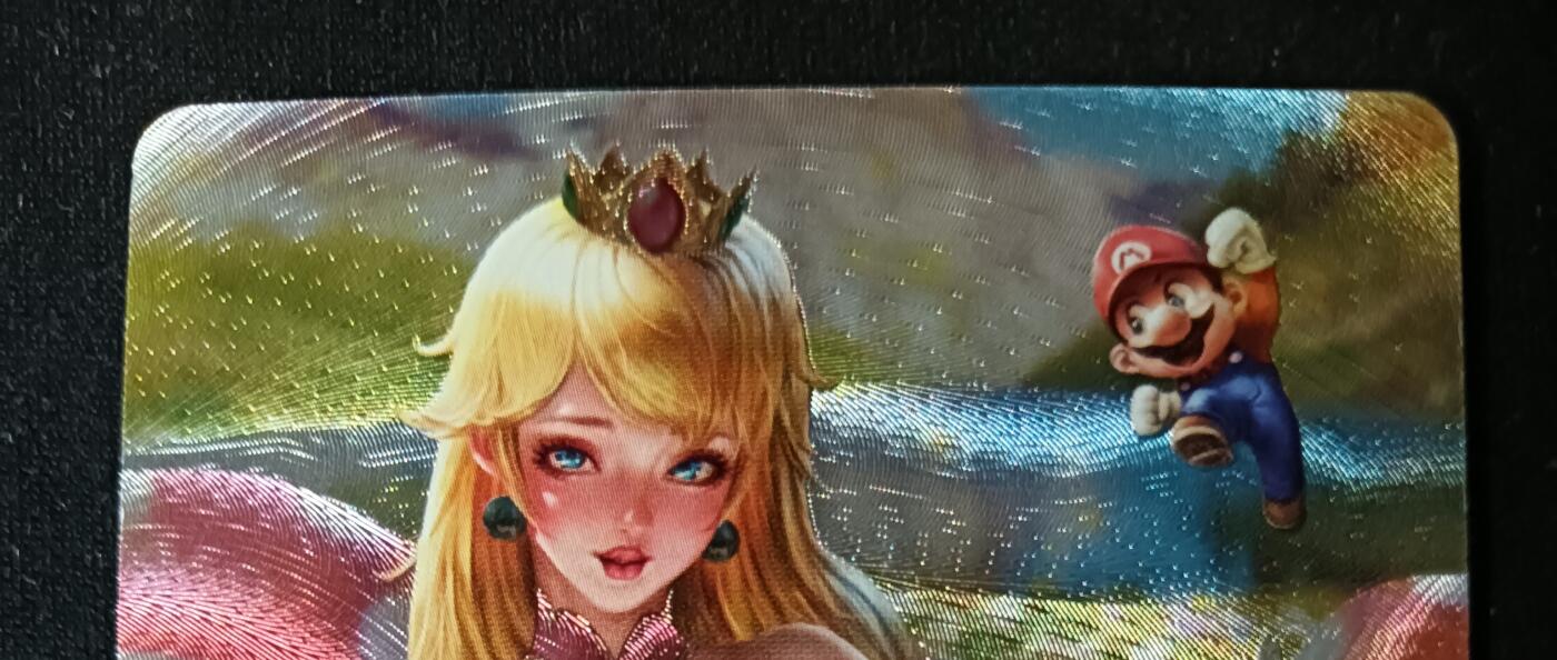 花开卡拍第53期（12月28号周日截拍，品控勿拍!!!拍品不寄存，运费5元，自制卡难免瑕疵，可能存在轻微撞角爆边等出厂瑕疵，品控介意勿拍！） 五月卡牌 艺术卡 1张 粗闪