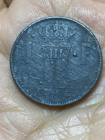 2025年第一百四十三场(总第一百六十九场）外国好品散币场(免佣金) - 比利时🇧🇪1946年1法郎(二战德国占领时期，左荷语右法语版)