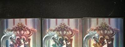 花开卡拍第53期（12月28号周日截拍，品控勿拍!!!拍品不寄存，运费5元，自制卡难免瑕疵，可能存在轻微撞角爆边等出厂瑕疵，品控介意勿拍！） - 女帝 三服饰 彩闪