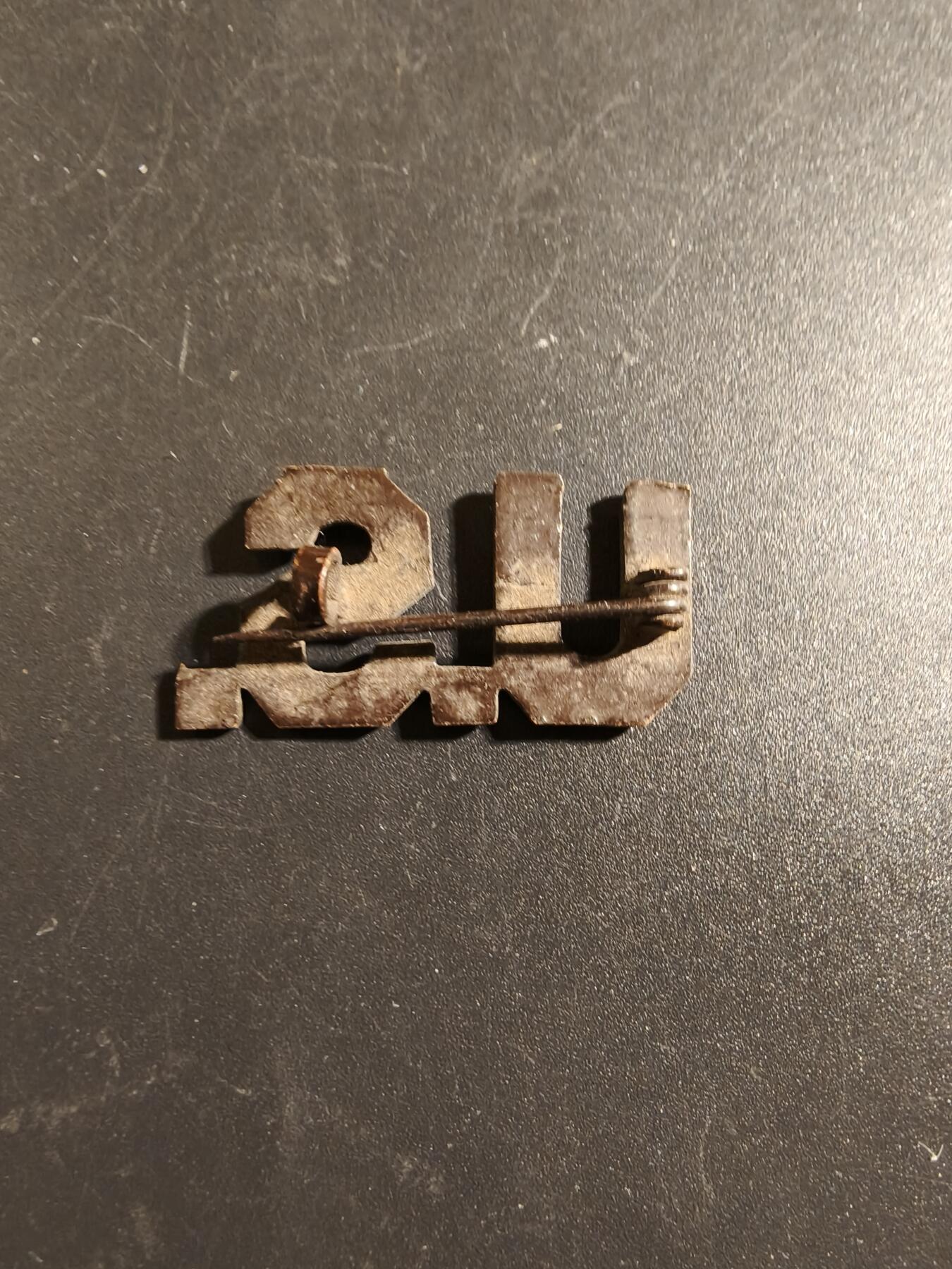 老王徽章第172期 美国陆军领章     二战横针版      