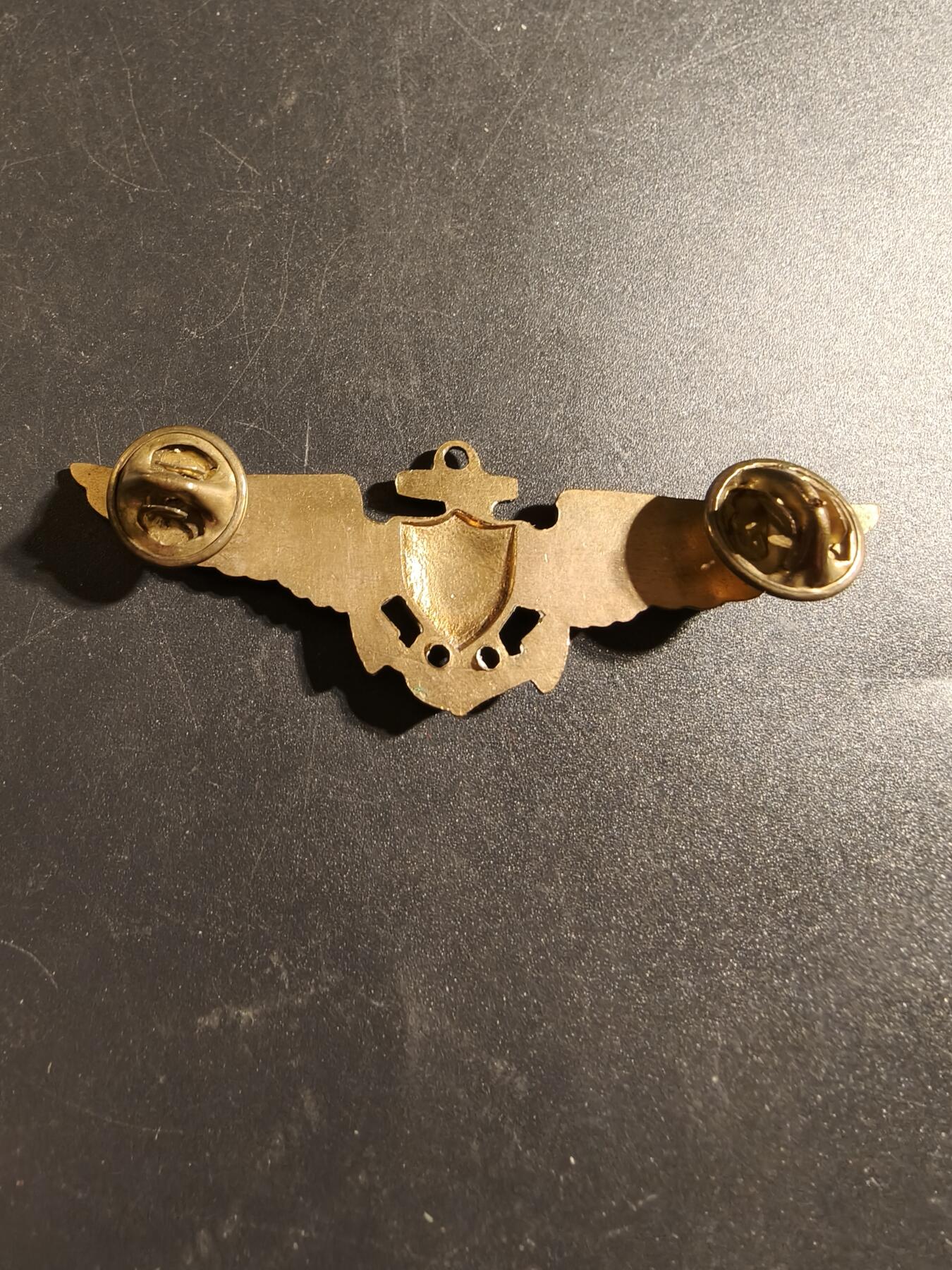 老王徽章第172期 美国海军航空兵飞行员证章      2.75英寸    