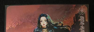 花开卡拍第53期（12月28号周日截拍，品控勿拍!!!拍品不寄存，运费5元，自制卡难免瑕疵，可能存在轻微撞角爆边等出厂瑕疵，品控介意勿拍！） - 驴歪歪卡牌 机车女帝 1张 星星闪