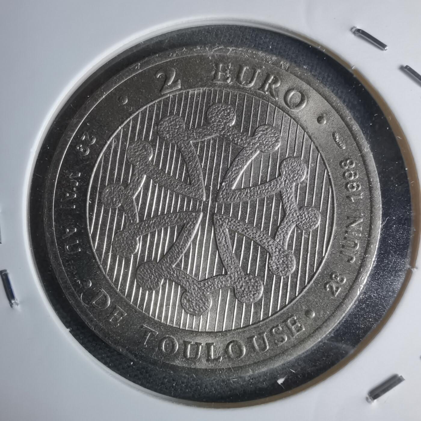 沼泽如烟--第947场 法国1998年2欧元纪念章