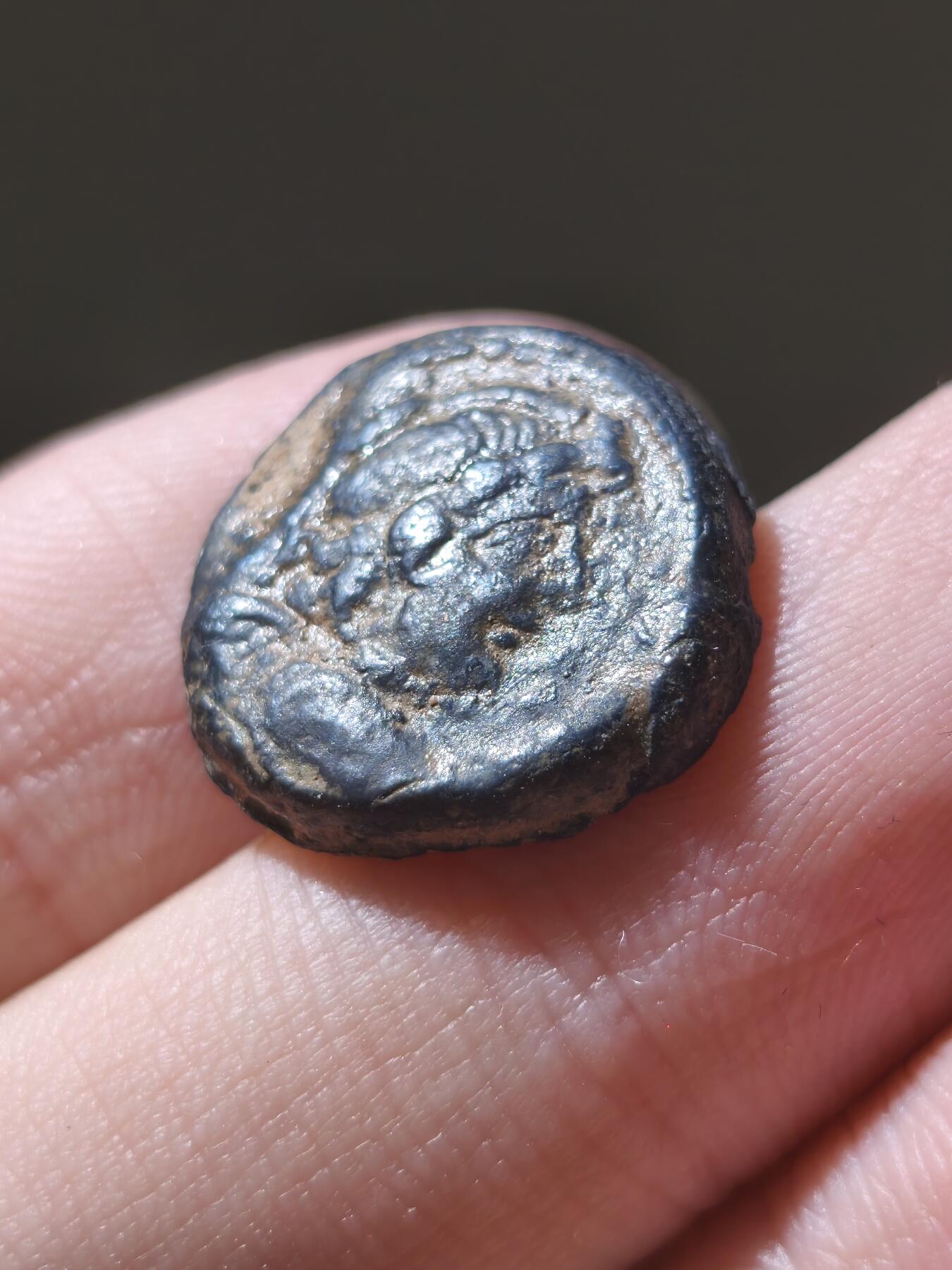 星盘世界钱币2026一月十日新年古典精品大拍 精彩纷呈 塞琉古爱神铜币 安条克7世发行 前138-129年 背面胜利女神耐克 非常不错的品相