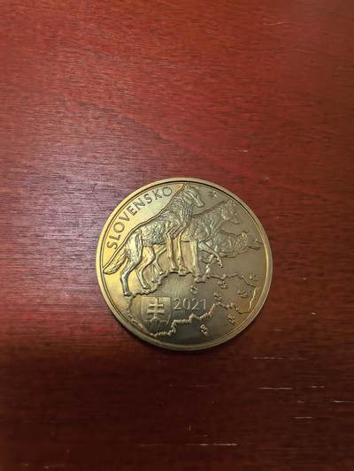 长老汇蛇年精选第八十八场拍卖 - 2021斯洛伐克狼5欧元铜币