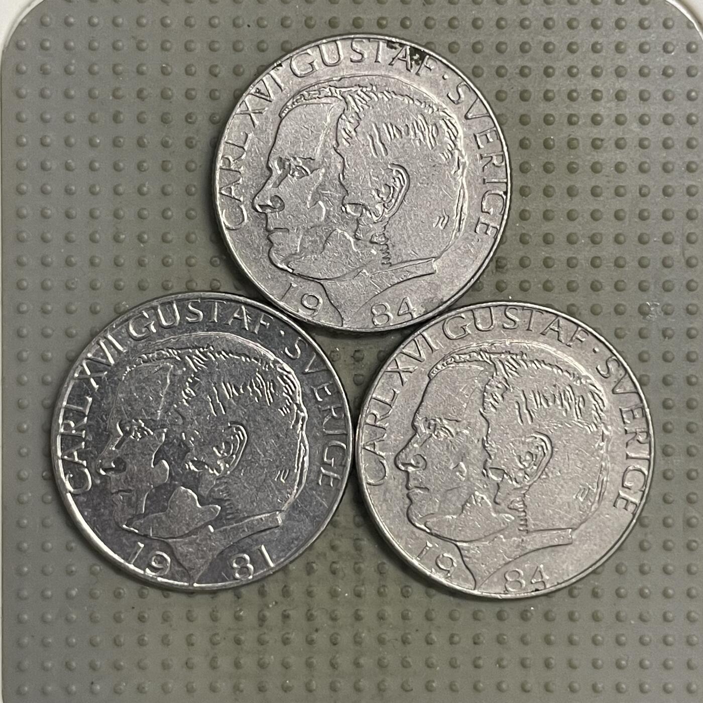 2025年第148场各国散币拍卖（总第148场） 瑞典1克朗3枚