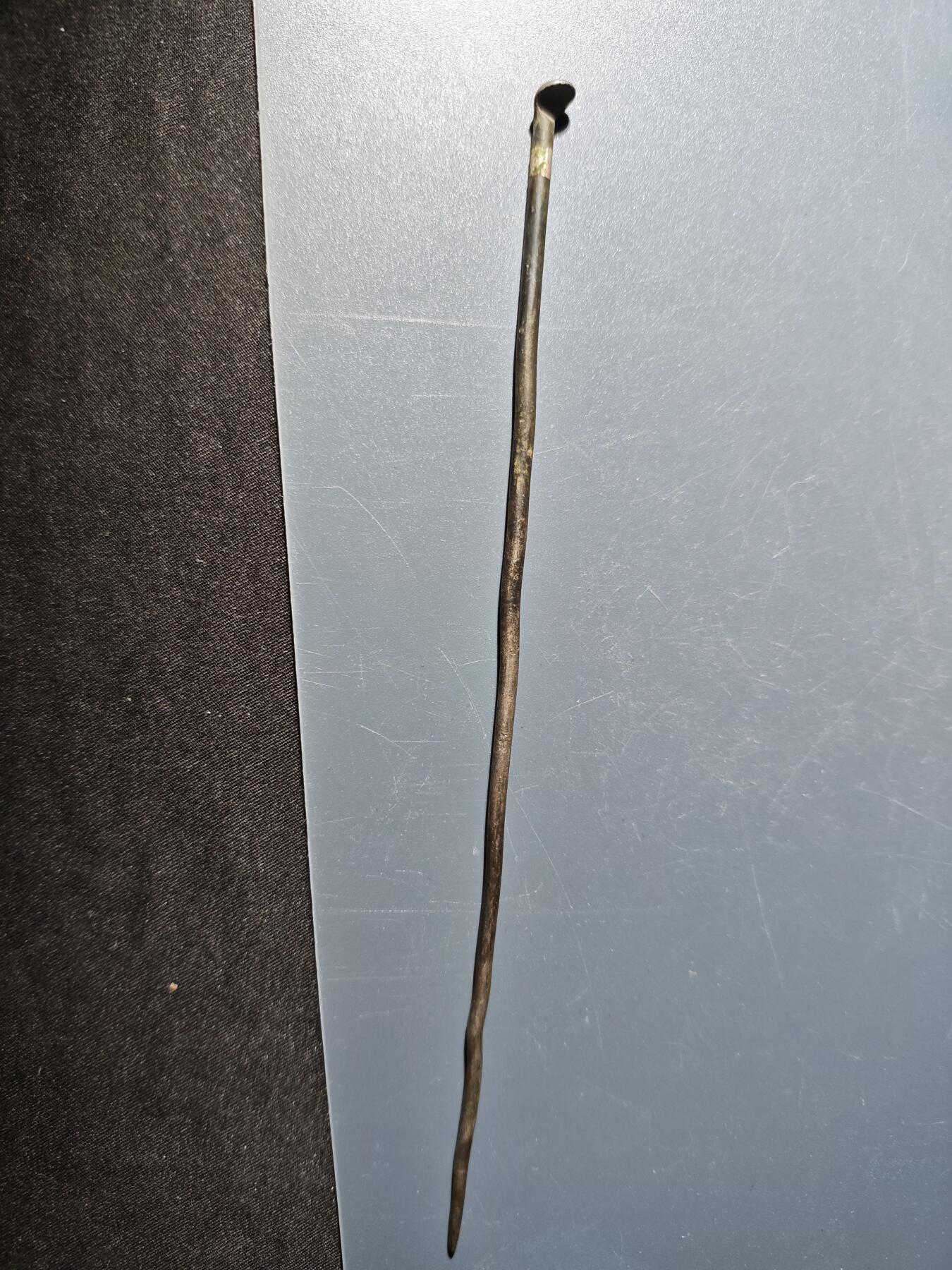 100期回流戒指饰品杂件纪念章丝路钱币专场 清代银香料勺