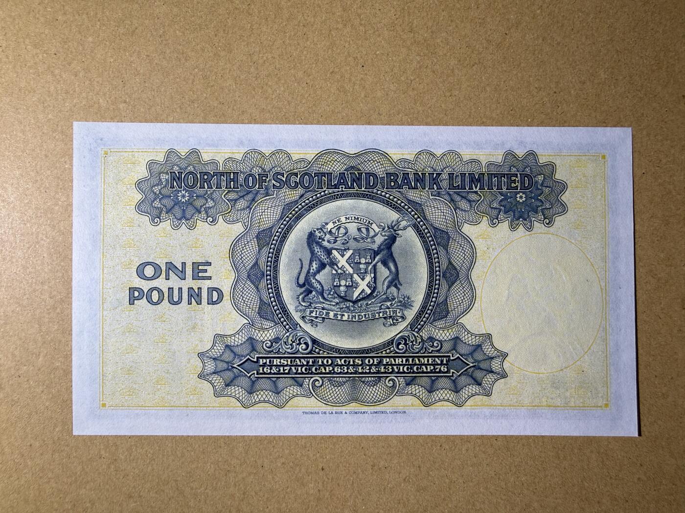 《艾美收藏》第226期-12.28周日外币精品场-蛇年收官 苏格兰1镑 UNC 苏格兰北方银行 1949年老版本