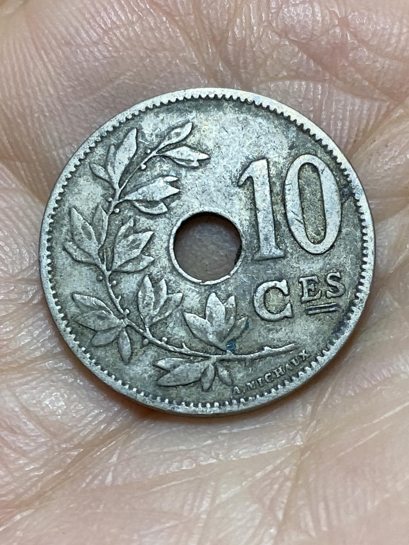 2025年第一百四十三场(总第一百六十九场）外国好品散币场(免佣金) 少见版本–比利时🇧🇪1902年10分(利奥波德二世时期，法语版，仅发行3年)