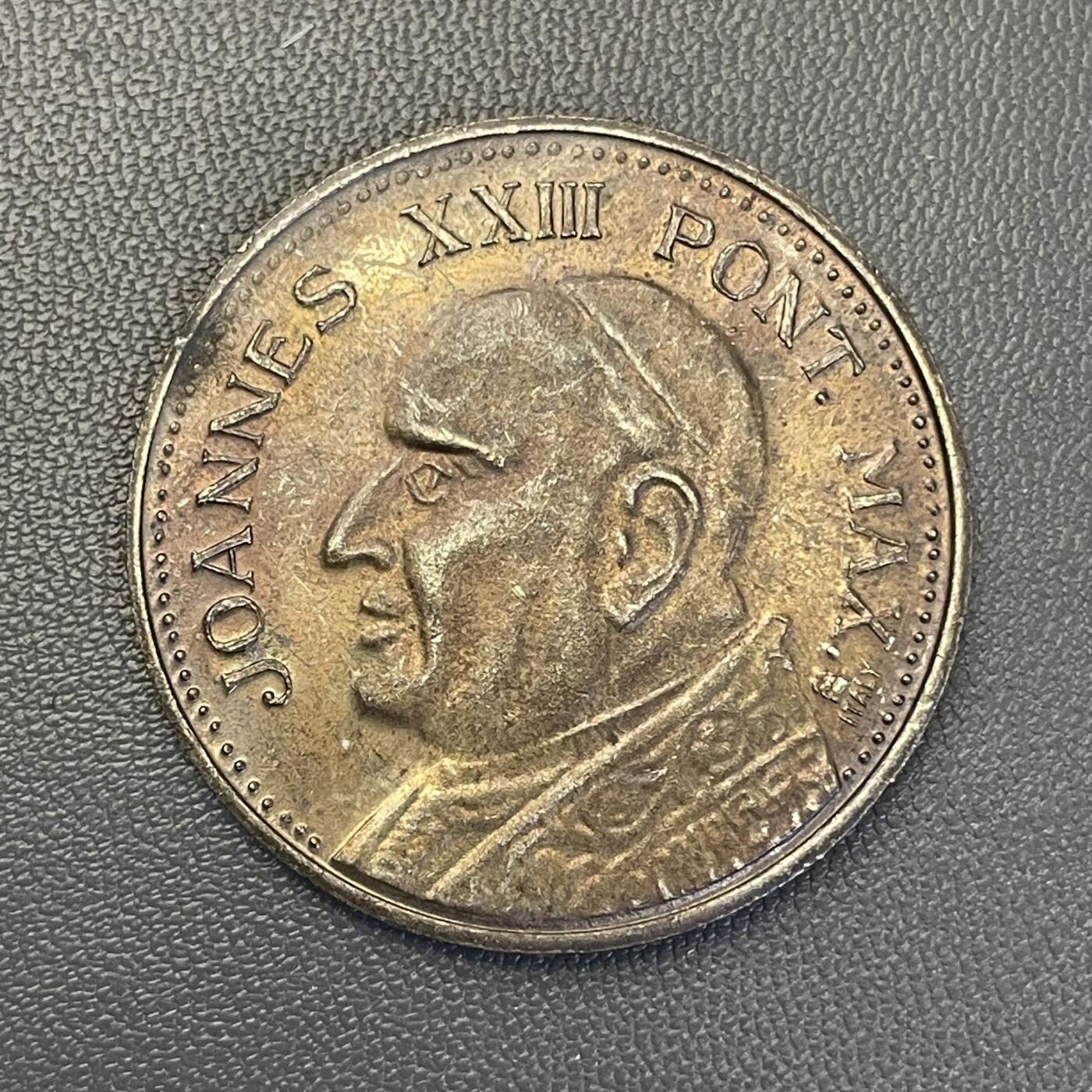 回流1228 梵蒂冈1958–1963年约翰二十三世圣彼得广场主题纪念章 