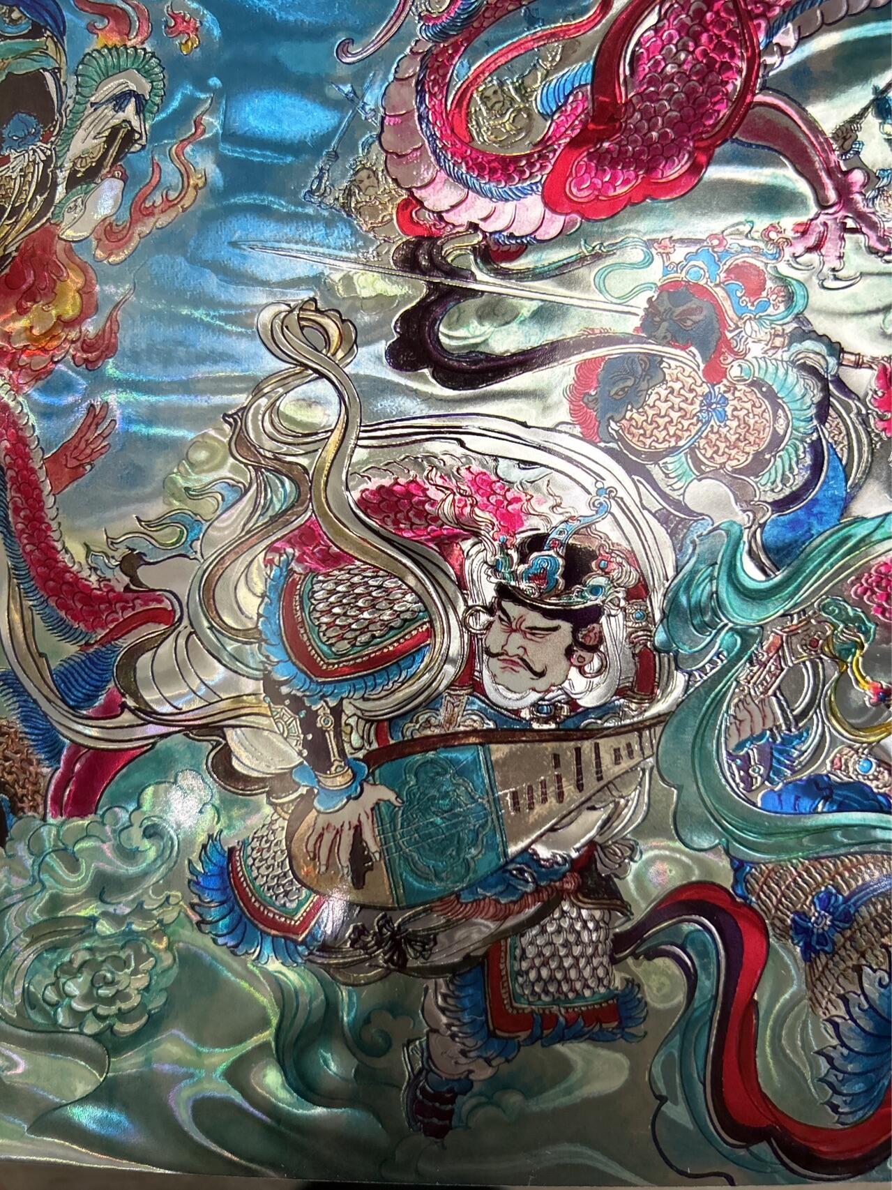 喜灰玩卡第二期免佣金（有需要代拍的卡友可联系免佣金） 百里涌喆西游A4光刻大卡战天王（一面光刻图一面普卡图）