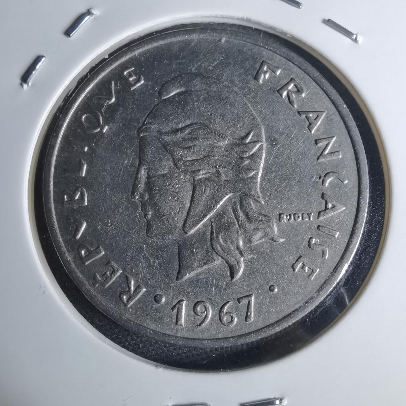 沼泽如烟--第947场 法属波利尼西亚1967年20法郎