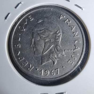 沼泽如烟--第947场 - 法属波利尼西亚1967年20法郎