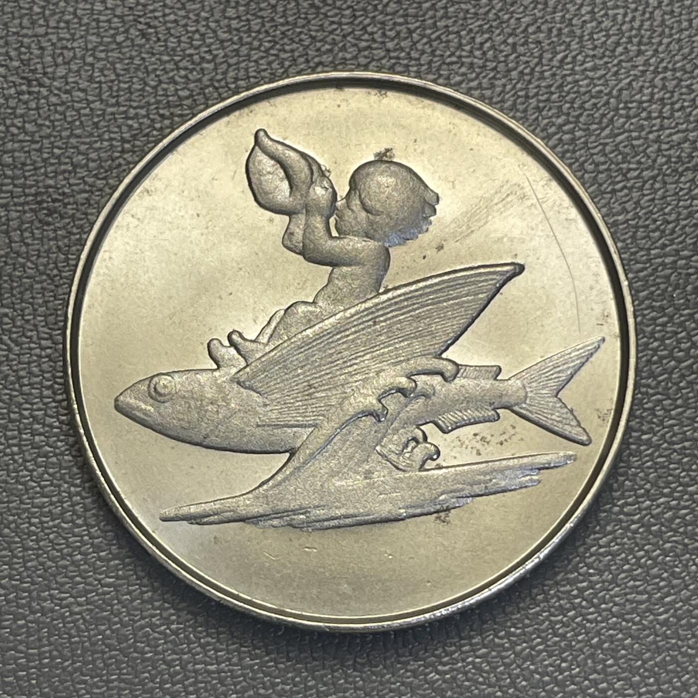 回流1228 1975年日本冲绳国际海洋博览会纪念章，是为纪念首届以海洋为主题的专业类世博会发行的纪念品