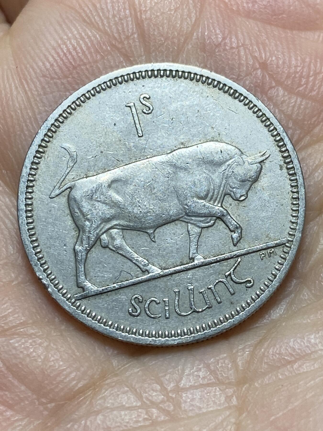 2025年第一百四十三场(总第一百六十九场）外国好品散币场(免佣金) 爱尔兰🇮🇪1962年1先令(共和国时期第一套第二版)