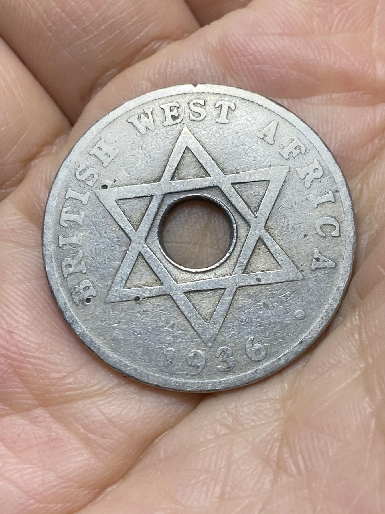 2025年第一百四十三场(总第一百六十九场）外国好品散币场(免佣金) 英属西非1936单年份1便士(爱德华八世版，无标版)