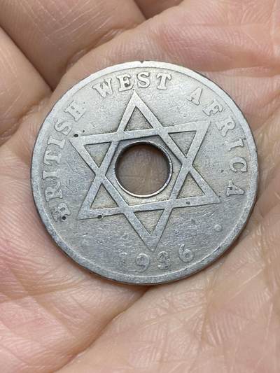 2025年第一百四十三场(总第一百六十九场）外国好品散币场(免佣金) - 英属西非1936单年份1便士(爱德华八世版，无标版)