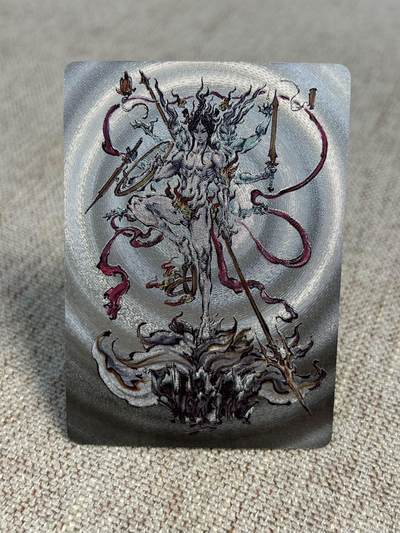 喜灰玩卡第二期免佣金（有需要代拍的卡友可联系免佣金） - 启读文化沈鑫老师作品哪吒三头八臂粗山特卡一张