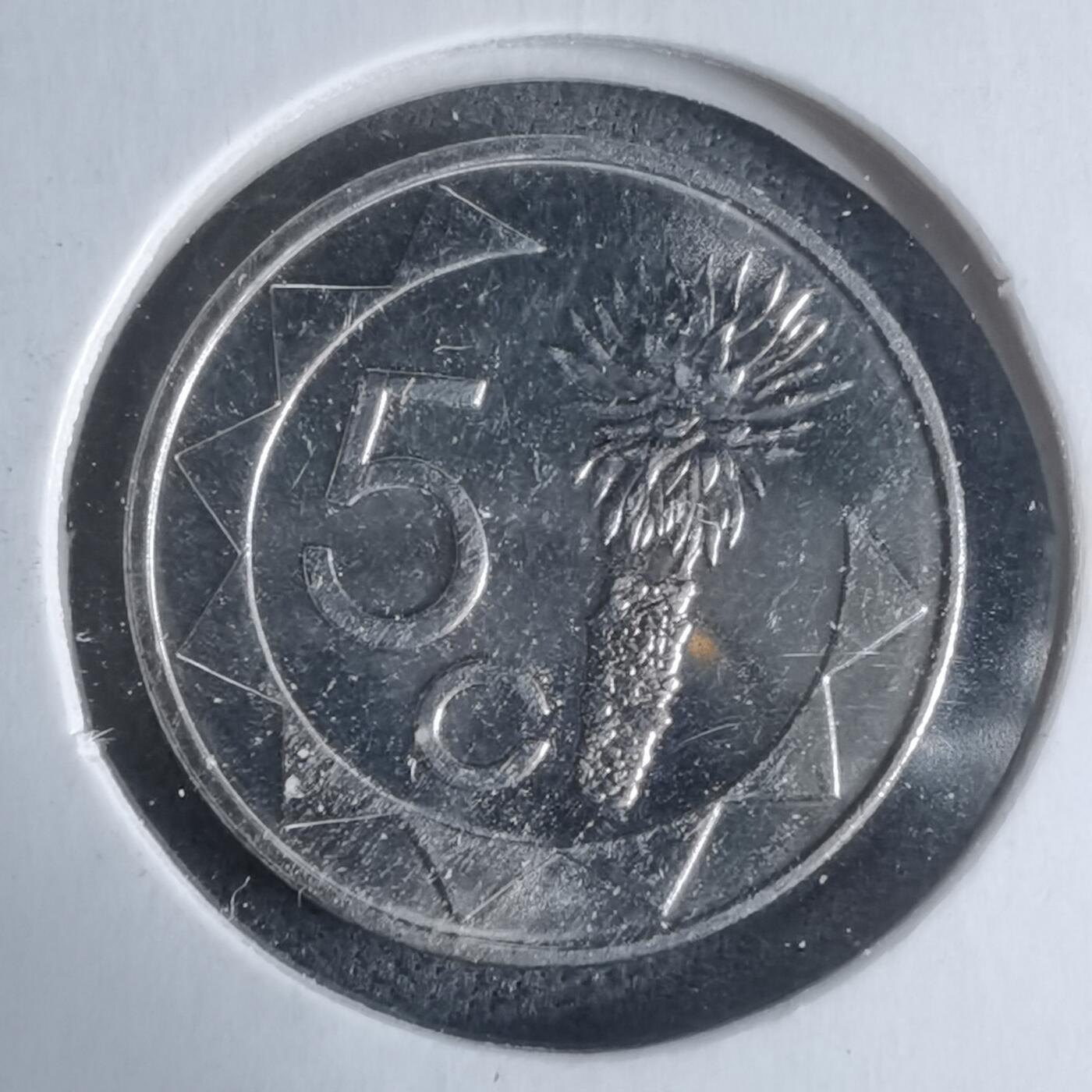 沼泽如烟--第947场 纳米比亚2002年五分