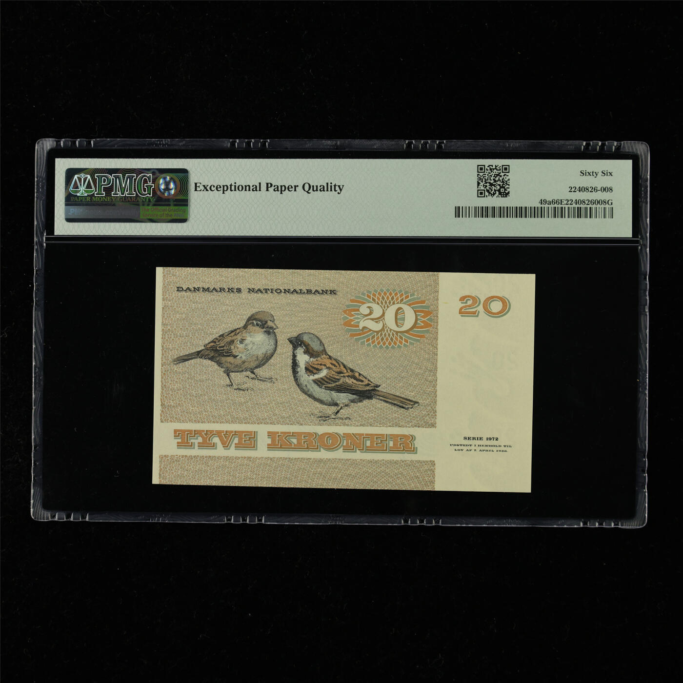 【亘邦集藏】第218期拍卖 1979年 丹麦20克朗 PMG 66EPQ A3791C 3348738