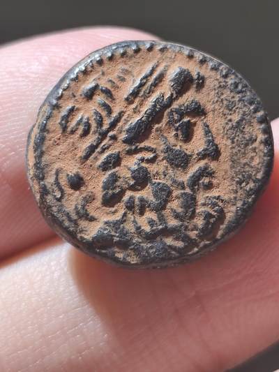 星盘世界钱币2026一月十日新年古典精品大拍 精彩纷呈 - 希腊化末期-宙斯铜币 约前一世纪 背面宙斯持胜利女神坐像 安条克城市自治自发行铜币 希腊化末期铜币类型