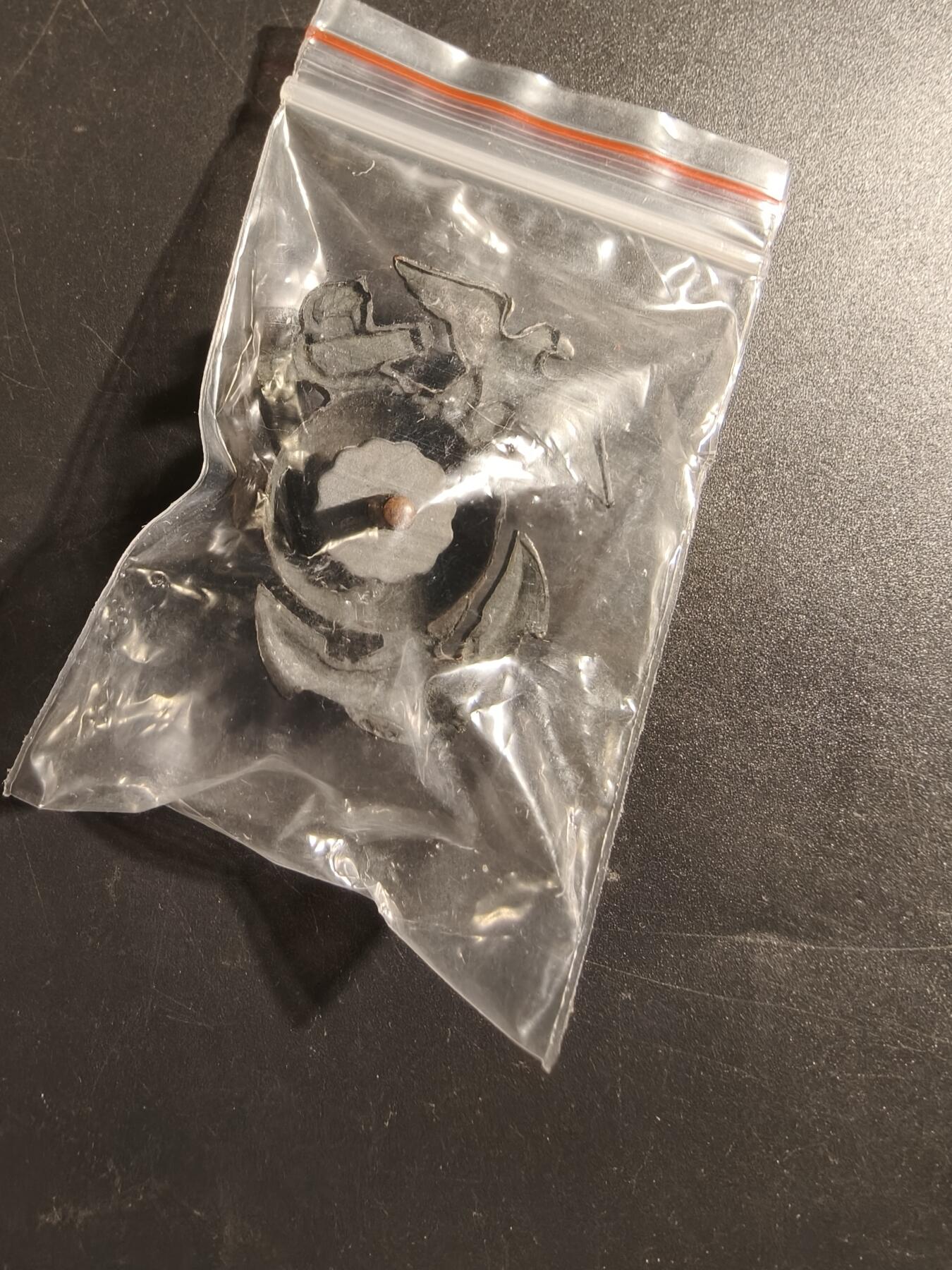 老王徽章第172期 美国海军陆战队大檐帽帽徽    低可视度版