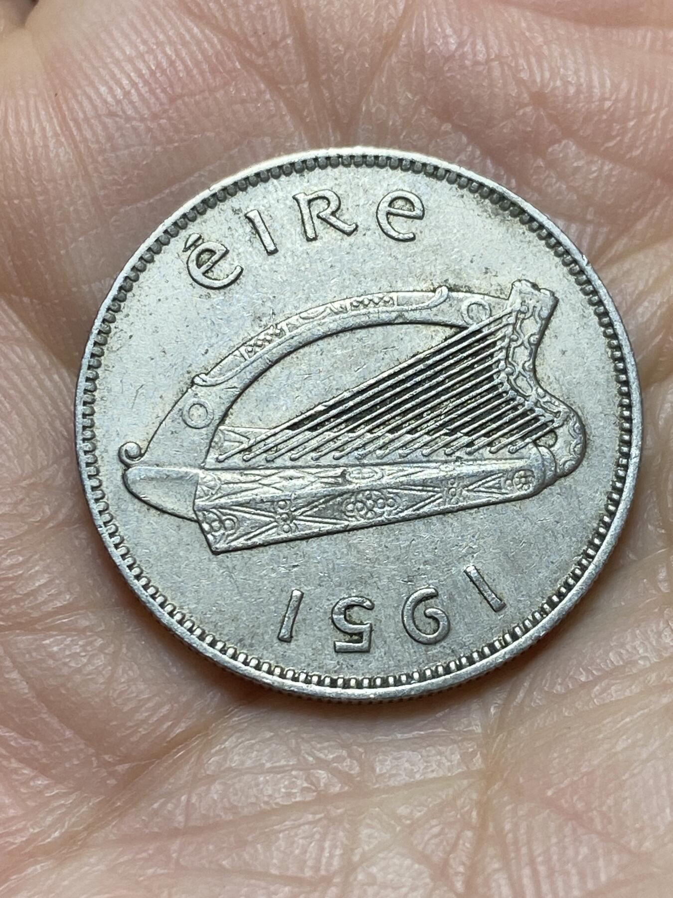 2025年第一百四十三场(总第一百六十九场）外国好品散币场(免佣金) 爱尔兰🇮🇪1951年1先令(共和国时期第一套第二版)