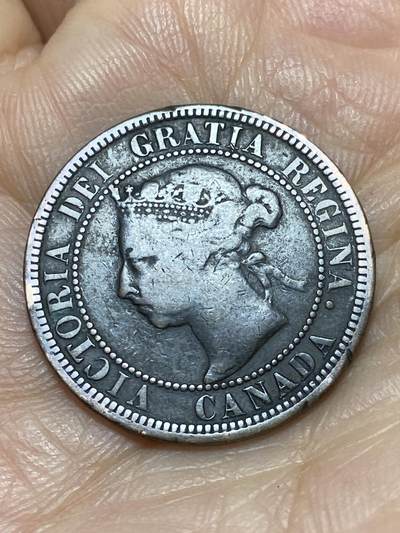 2025年第一百四十三场(总第一百六十九场）外国好品散币场(免佣金) - 少见–加拿大🇨🇦1890年1分(维多利亚女王时期，H标喜敦厂造)