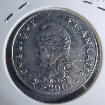 沼泽如烟--第947场 - 法属波利尼西亚2003年20法郎