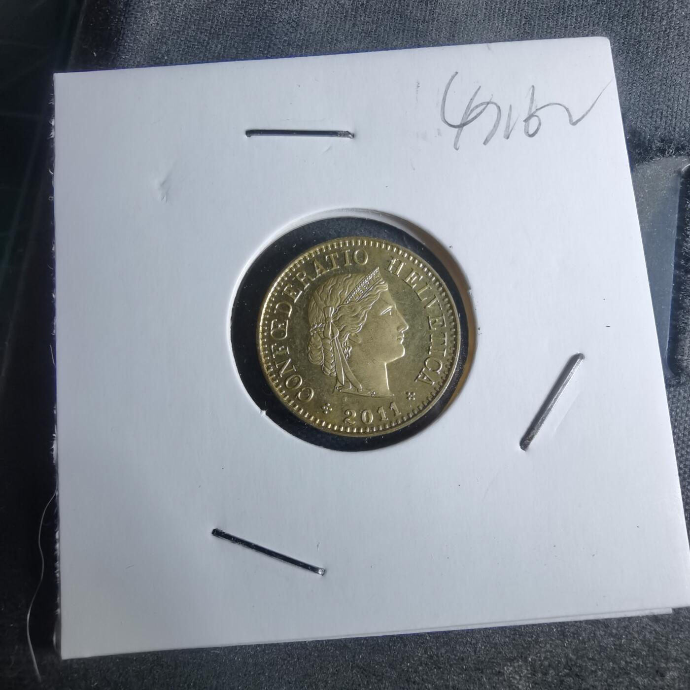 沼泽如烟--第947场 瑞士2011年五分