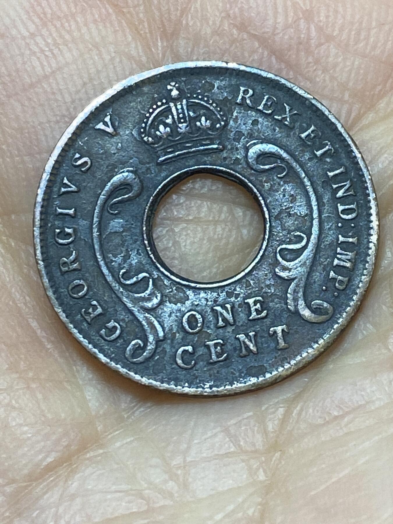 2025年第一百四十三场(总第一百六十九场）外国好品散币场(免佣金) 英属东非1923年1分(乔治五世第三版)