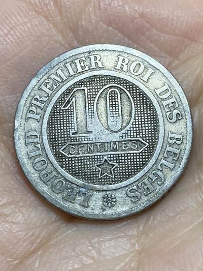 2025年第一百四十三场(总第一百六十九场）外国好品散币场(免佣金) - 比利时🇧🇪1861年10分(利奥波德一世时期，第二版首发年)