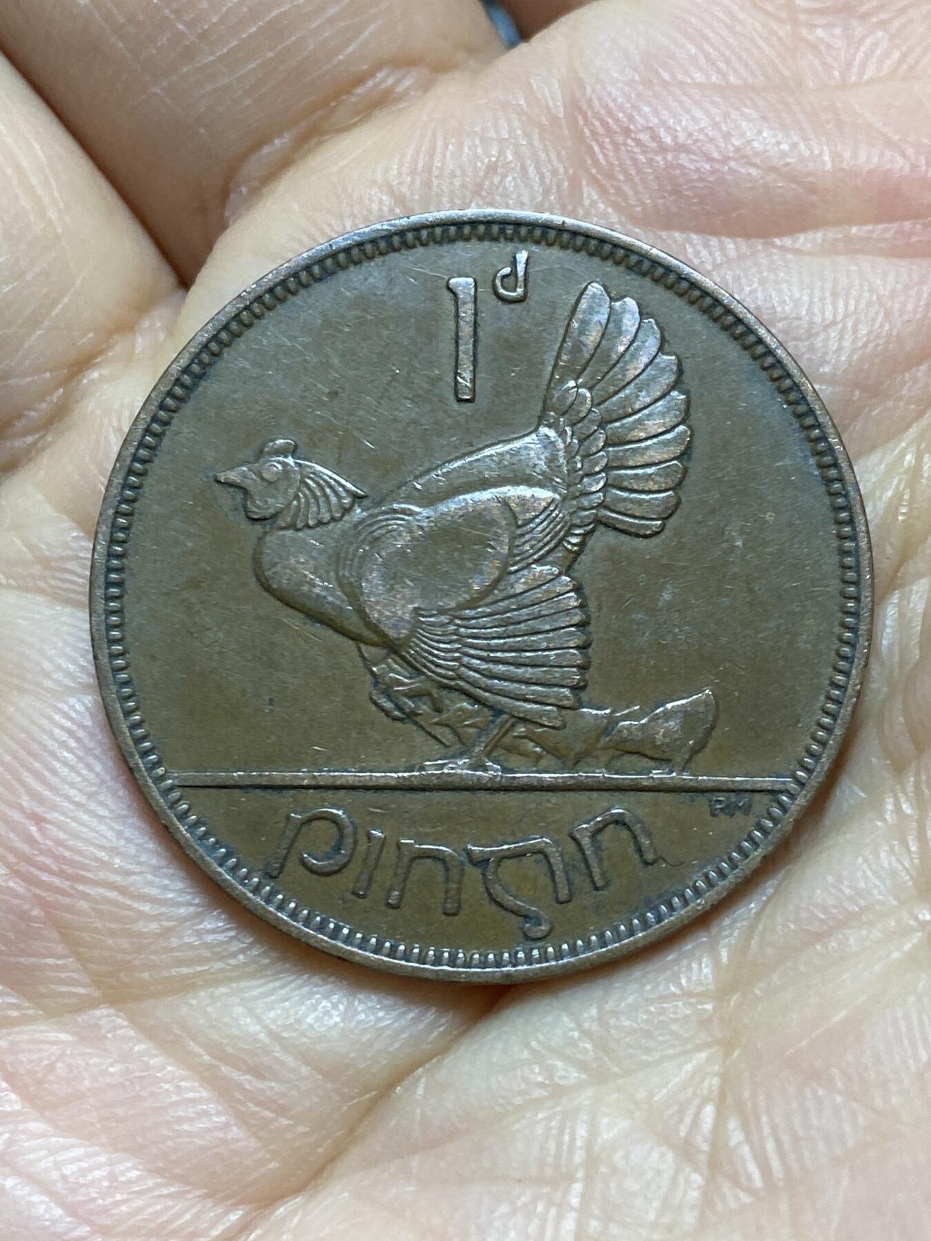 2025年第一百四十三场(总第一百六十九场）外国好品散币场(免佣金) 爱尔兰1937年1便士(英辖自由邦时期)