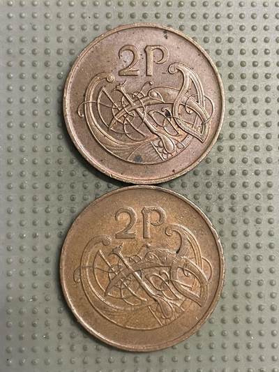 2025年第148场各国散币拍卖（总第148场） - 爱尔兰1980年2便士2枚